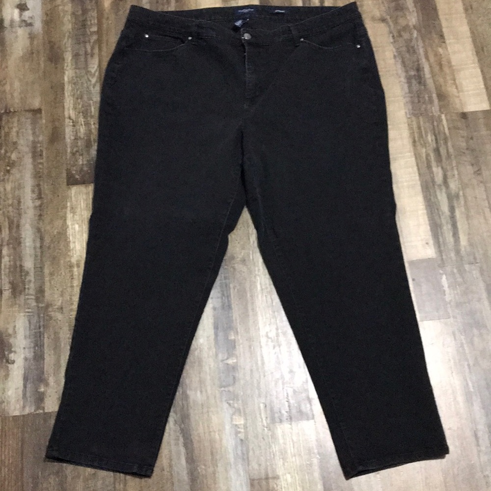 Charter Club Plus Size 22 Black Boyfriend Jeans